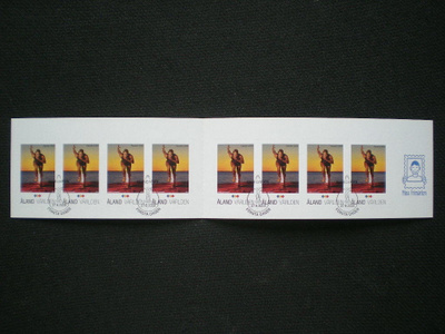 FDC-leimattu postimerkkivihko Saarikisat 2009 - LaPe V4