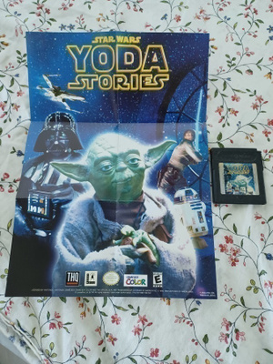Star Wars Yoda Stories Game Boy Color GBC Peli & Juliste USA