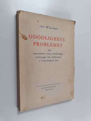 Alf Ahlberg : Odödlighetsproblemet