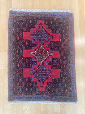 Käsinsolmittu itämainen Beluch-matto 71 x 95 cm