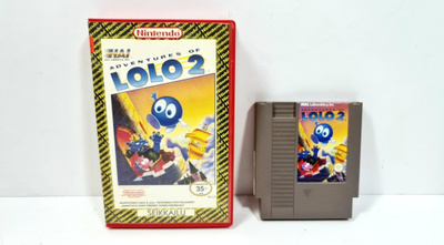 NES - Adventures of Lolo 2 Yapon vuokrapeli (SCN)