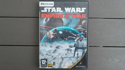 PC DVD: Star Wars Empire At War peli (Lucasarts 2006)