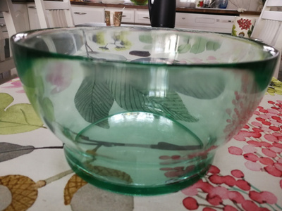 Iittala Verna vedenvihreä iso tarjoilukulho