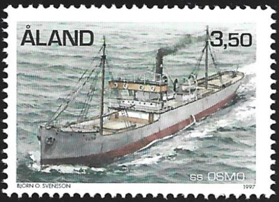 Åland 1997  Höyrylaivat  s/s Osmo 3,50 mk ** LaPe 132