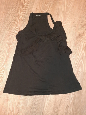 Musta trikoo toppi koko m/l