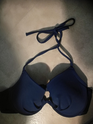 Lindex 75C- t.siniset bikini yläosa (S/M) topatut