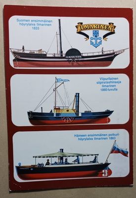 Kolme Ilmarinen-alusta 1800-luvulta, ei p.