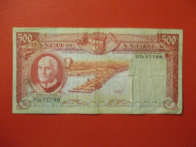 ANGOLA 500 ESCUDOS 1970  (K15-S109)