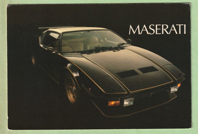 Postikortti: De Tomaso Pantera