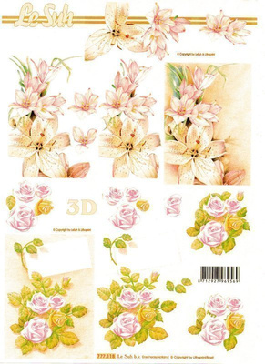 3D "°VAALEAT PUNAISET RUUSUT & LILJAT"° /Le Suh