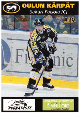Oulun Kärpät SAKARI PALSOLA Postikortti