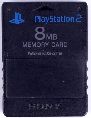 Playstation 2 Memory Card (Black)