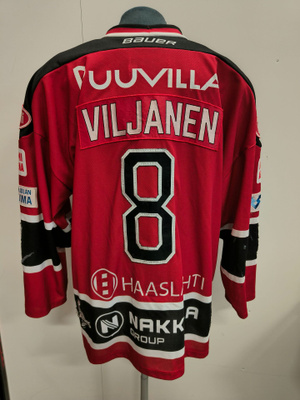 Valtteri Viljanen #8 Porin Ässät game worn