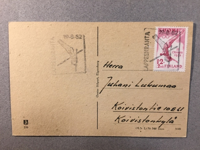 Erikoisleima Lappeenranta Kalevan Kisat 1962