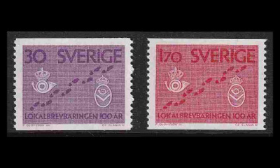 Ruotsi 485-6 ** Paikallisposti (1962)