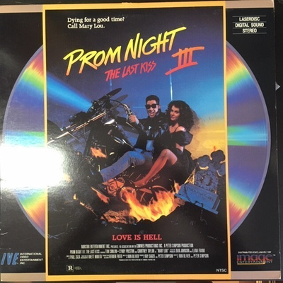 Prom Night III - The Last Kiss LaserDisc