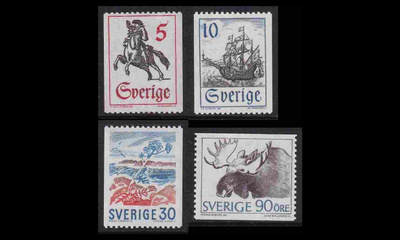 Ruotsi 590-3 ** Käyttösarja (1967)