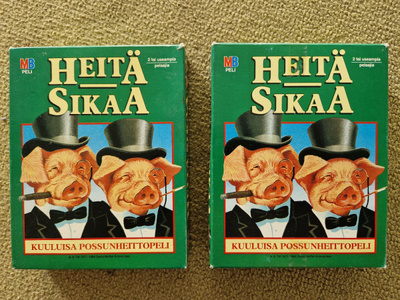 Heitä sikaa pelit huippukunto.1987 se ensimmäinen painos