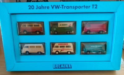 20 Jahre VW-Transporter T2 laatikossa 1:87