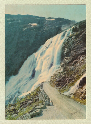 Postikortti: Stigfossen, Norja