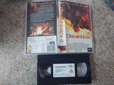 Dragonheart vhs Sean connery