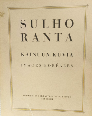 Sulho Ranta: Kainuun kuvia, opus 54