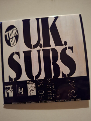 U.K. SUBS - SO36 Berlin West-Germany 28.11.1980