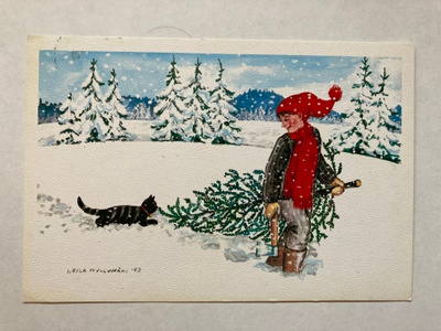 Kortti Leila Myllymäki kuusen haku