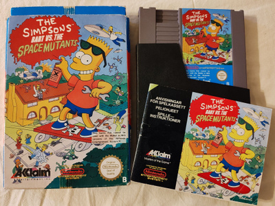 NES Simpsons: Bart vs. The Space Mutants (SCN, CIB)