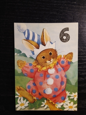 ONNITTELU KORTTI 6-VUOTIAALLE