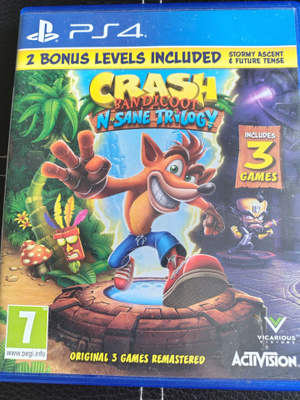Playstation PS4 Crash Bandicoot N-Sane Trylogy