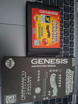 Sega Genesis Arcade Classics ja ohjeet