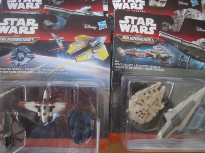 Star Wars Hasbro Micro Machines - kuusi pakettia