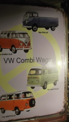 Peltikyltti Volkswagen Kleinbus, pick-up, Samba, Westfalia