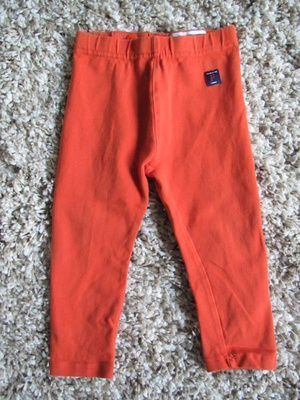 Po.P/Polarn o Pyret legginsit, 92 cm, punaoranssit, SIISTIT