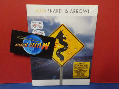 RUSH - SNAKES & ARROWS LIVE UUSI EU 2008 3DVD