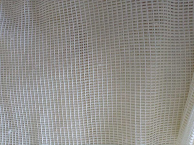 Luonnonvaalea ruutukangas 150x75cm