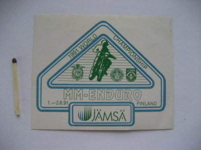 MM-ENDURO 1991 JÄMSÄ VANHA TARRA