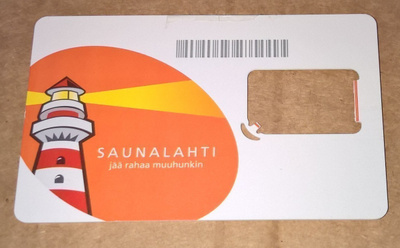 PUHELINKORTTI SAUNALAHTI