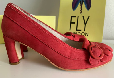 Ihanat London Fly punaiset korkkarit, koko 39