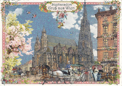 Stephansdom katedraali Wien (Tausendschön-kortti)