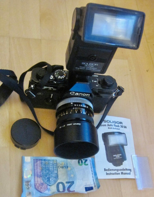 VANHA Kamera Canon FTb QL Salamalaite Soligorn 30 DA