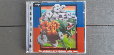 PC CD: BC Racers peli (MS-DOS 1995)