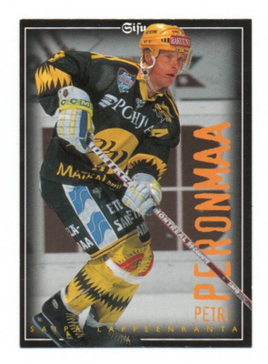Jääkiekkokortti n:o 111 1996 PETRI PERONMAA
