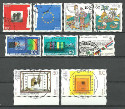 EUROPA CEPT eurooppamerkkejä SAKSA 1990-l o