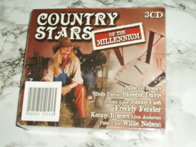 3 X CD Country Stars Of The Millenium (Uusi)