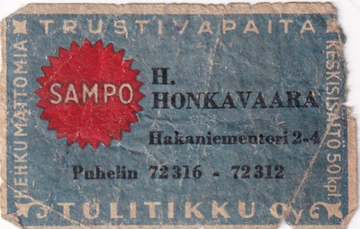 Helsinki, H. Honkavaara, Hakaniementori 2-4    sk2/7