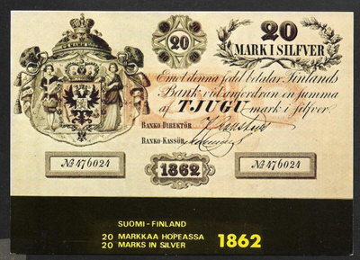 Setelin kuva - 20mk 1862