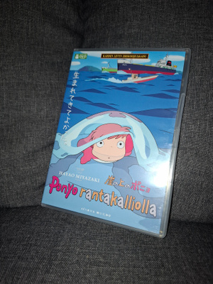 Ponyo rantakalliolla