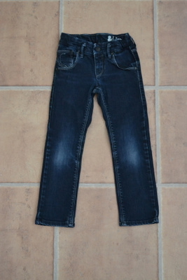 H&M tummansiniset farkut 116cm
